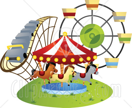 450x370 Ferris Wheel Clipart Amusement Park Rides