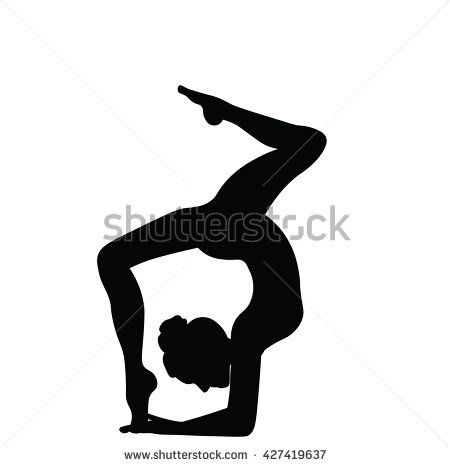 450x466 Gymnastics Silhouette Stock Images, Royalty Free Images Amp Vectors