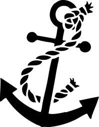 198x255 Anchor Stencil Printable