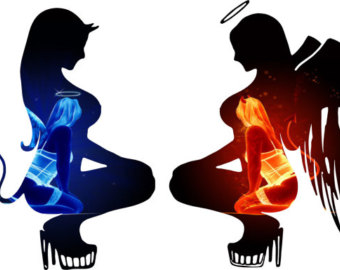 340x270 Devil And Angel Etsy