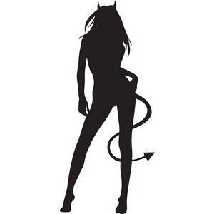 300x300 Devil Clipart Lady