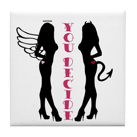 460x460 Angel Silhouette Girl Coasters