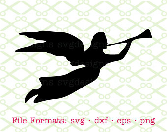340x270 Angel Silhouette Etsy