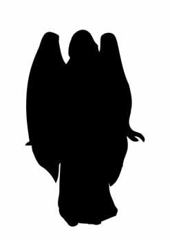 247x350 Free Printable Stencils Angel Silhouette.jpg Stencils