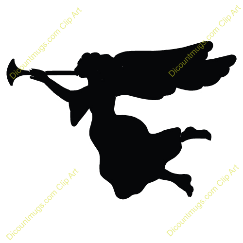 500x500 Angel Solid Description Silhouetted Depiciton Of The Herald