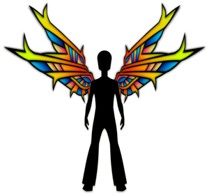 Angel Silhouette Clipart