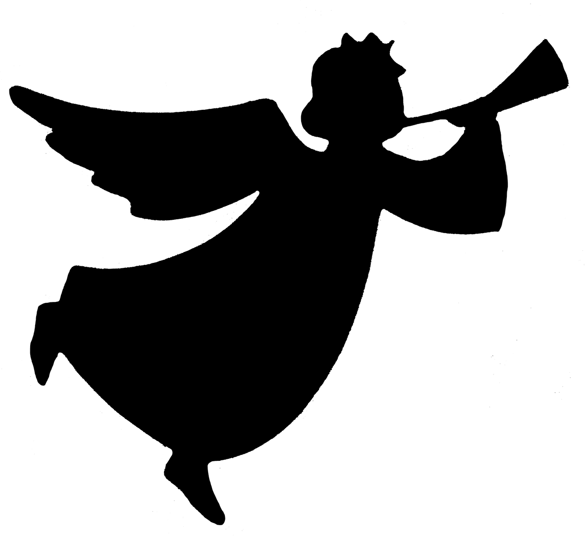 1181x1091 Angel Silhouettes