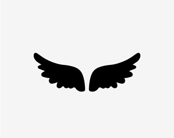 340x270 Angel Wings Clip Art Etsy