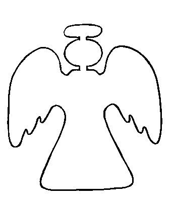 345x400 Printable Angel Pattern For The Home Angel