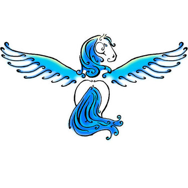 375x375 Tree Horse Silhouette Tattoo Design