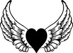 235x170 Christian Symbol Black Line Art For Kids Angel Wings Clip Art