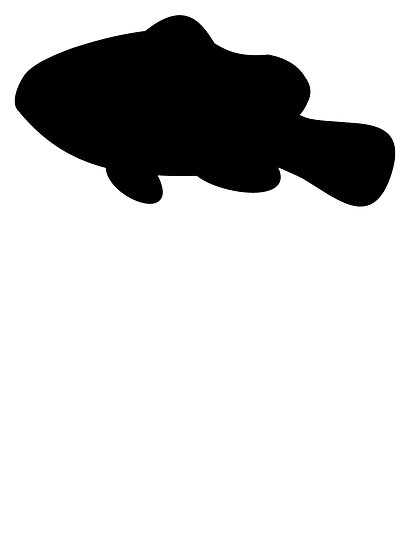 413x550 Clown Fish Silhouette By Clipart Library