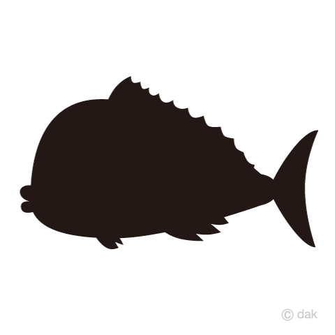 480x480 Free Sea Bream Silhouette Cartoon Amp Clipart Amp Graphics