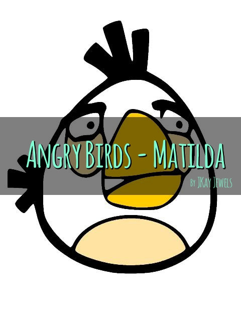 480x621 Angry Birds Matilda Silhouette Svg File For Die Cut Vinyl Machines