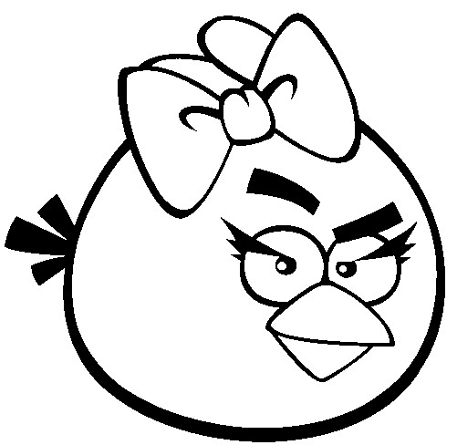 501x488 Coloring Page Angry Birds 11