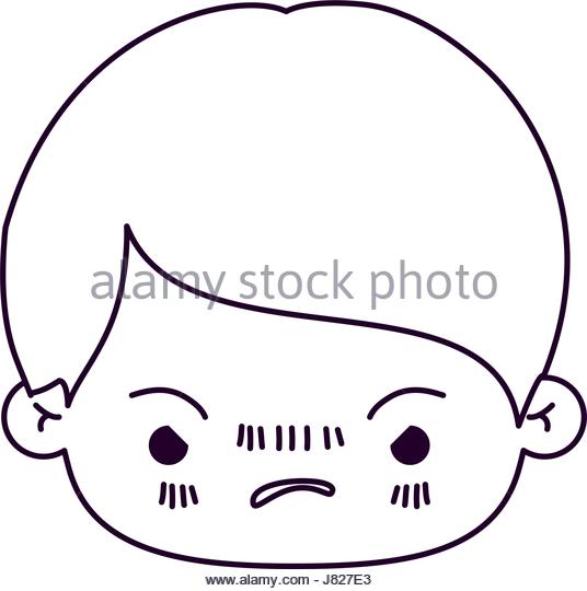 536x540 Angry Emoticon Face Kawaii Style Stock Photos Amp Angry Emoticon
