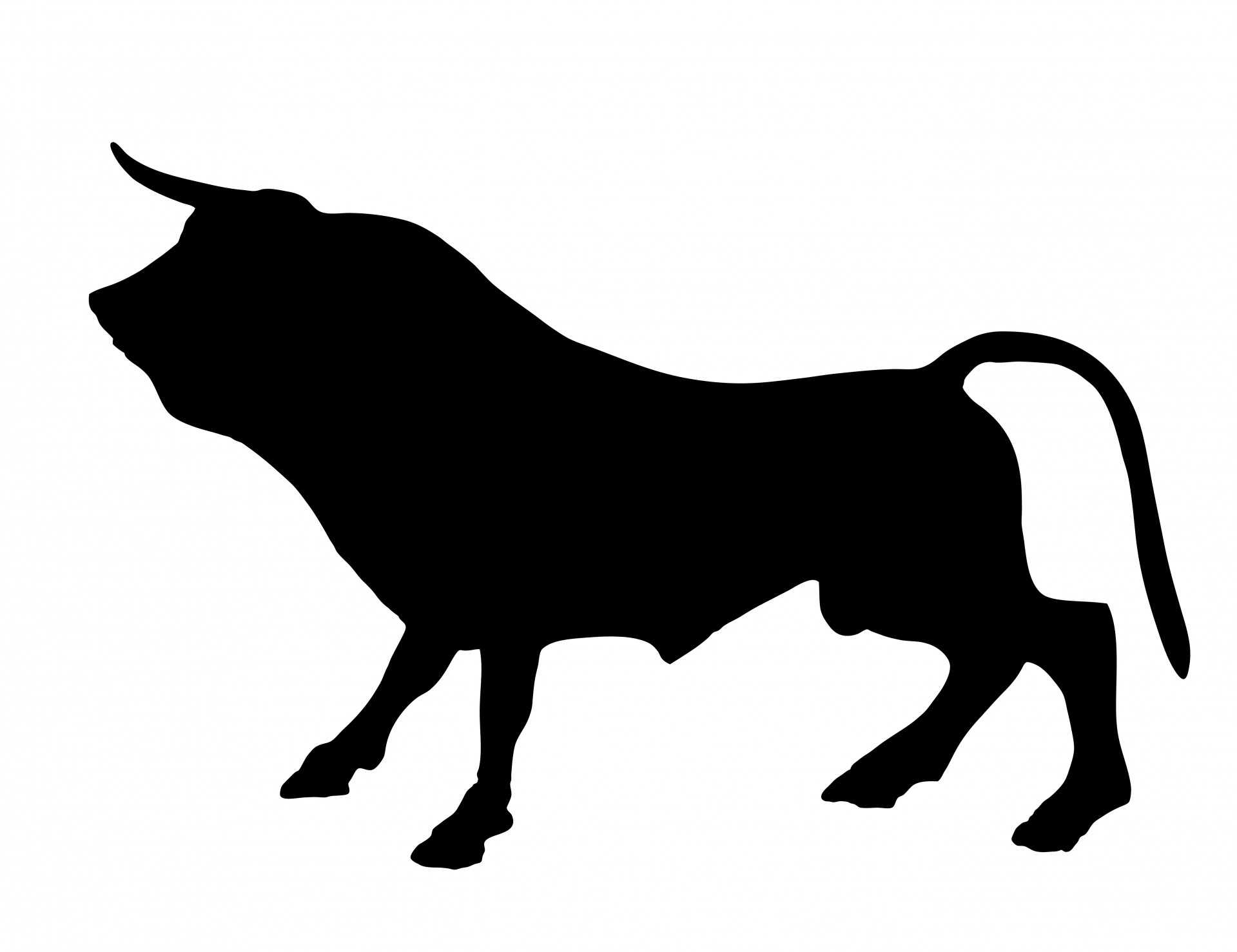 1919x1477 Bull Clipart Silhouette