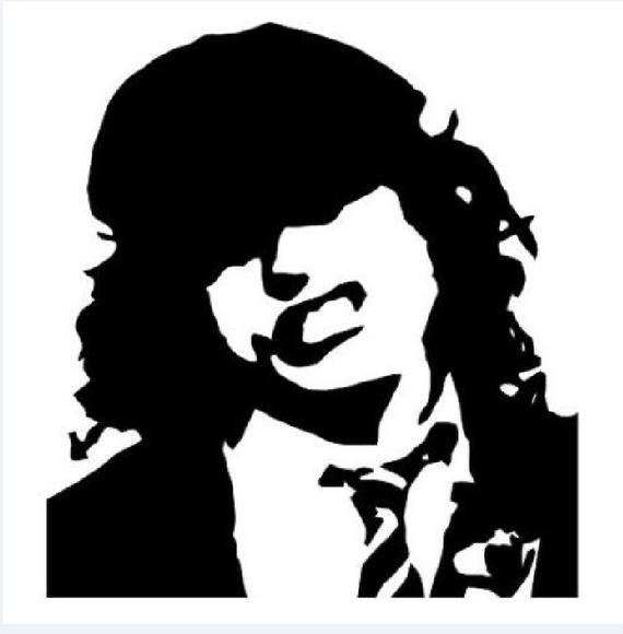 Angus Young Silhouette at GetDrawings | Free download