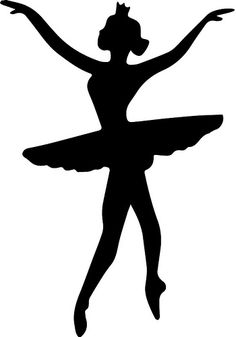 236x337 Ballerina Black Fused Glass Decals 5 X 3 12 Card 15 Cc 455