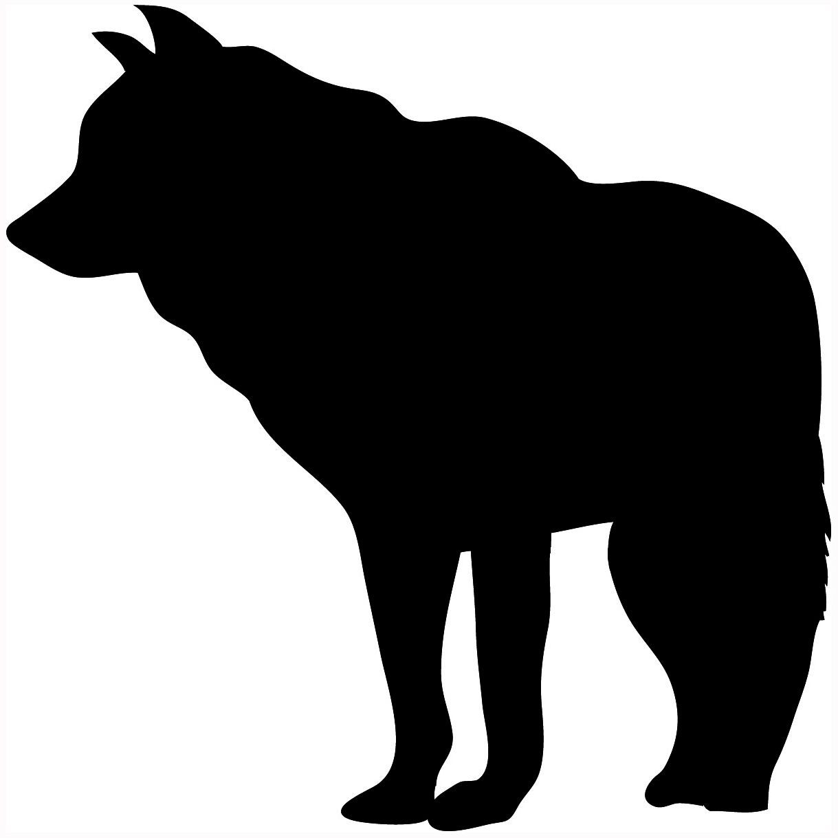 1219x1219 Wolf Silhouette. Silhouettes Silhouettes, Wolf