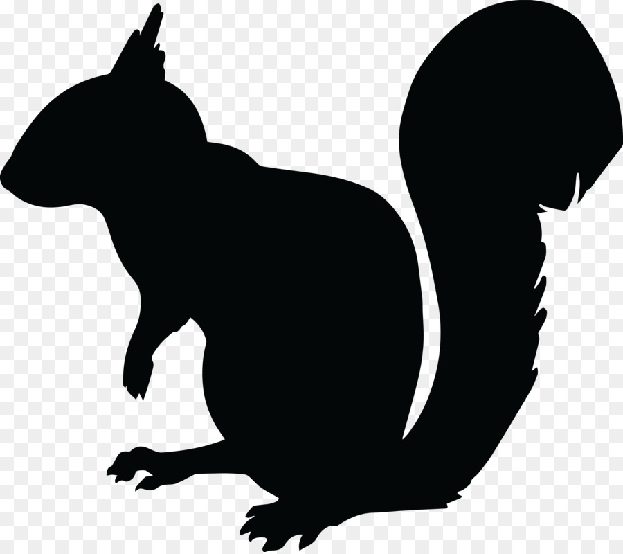 900x800 Squirrel Chipmunk Silhouette Clip Art