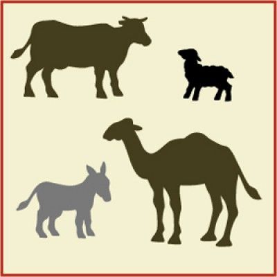 400x400 Nativity Animals Stencil Diy Nativity Scene Manger Christmas