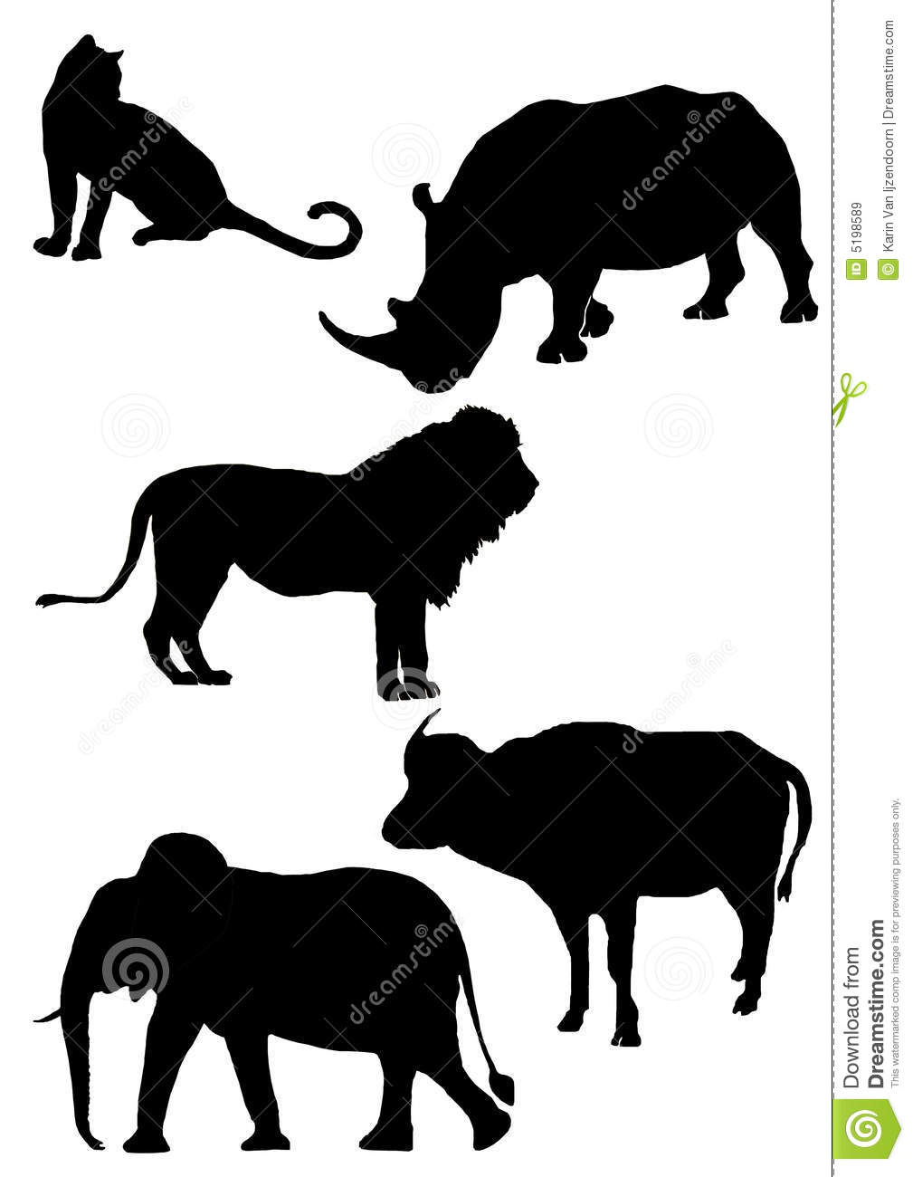 1009x1300 Animal Clipart Big 5