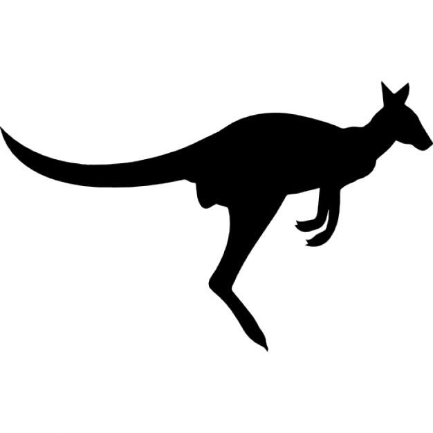 626x626 Wallaby Mammal Animal Silhouette Icons Free Download