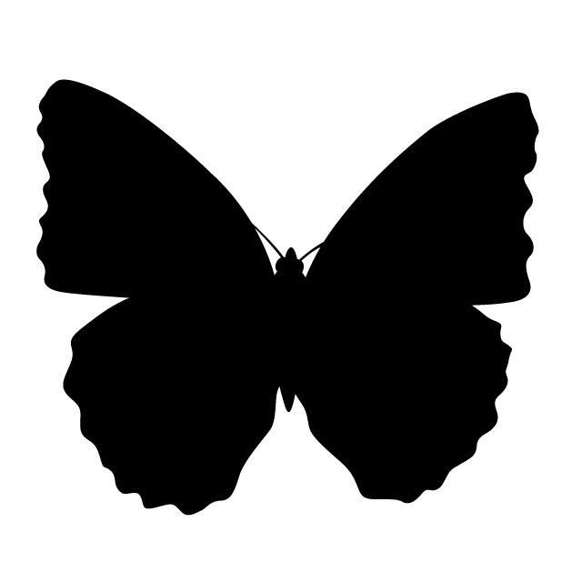 640x640 Butterfly Animal Silhouette Free Illustrations