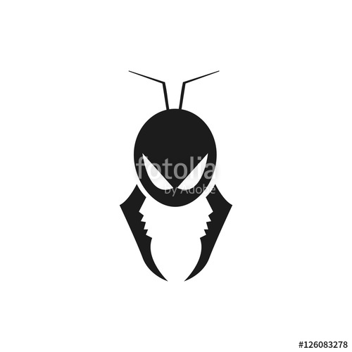 500x500 Ant Head Silhouette Stock Image And Royalty Free Vector Files