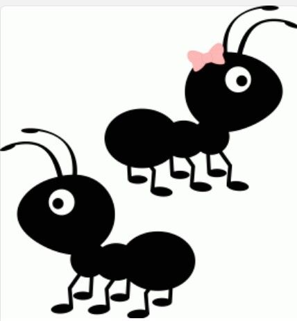 428x462 Hormigas Stencil Cricut, Silhouette And Stenciling