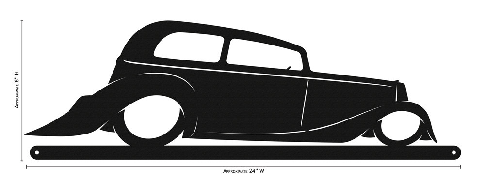 1000x370 Made Exotic Hotrod Hot Rod Simple Silhouette New