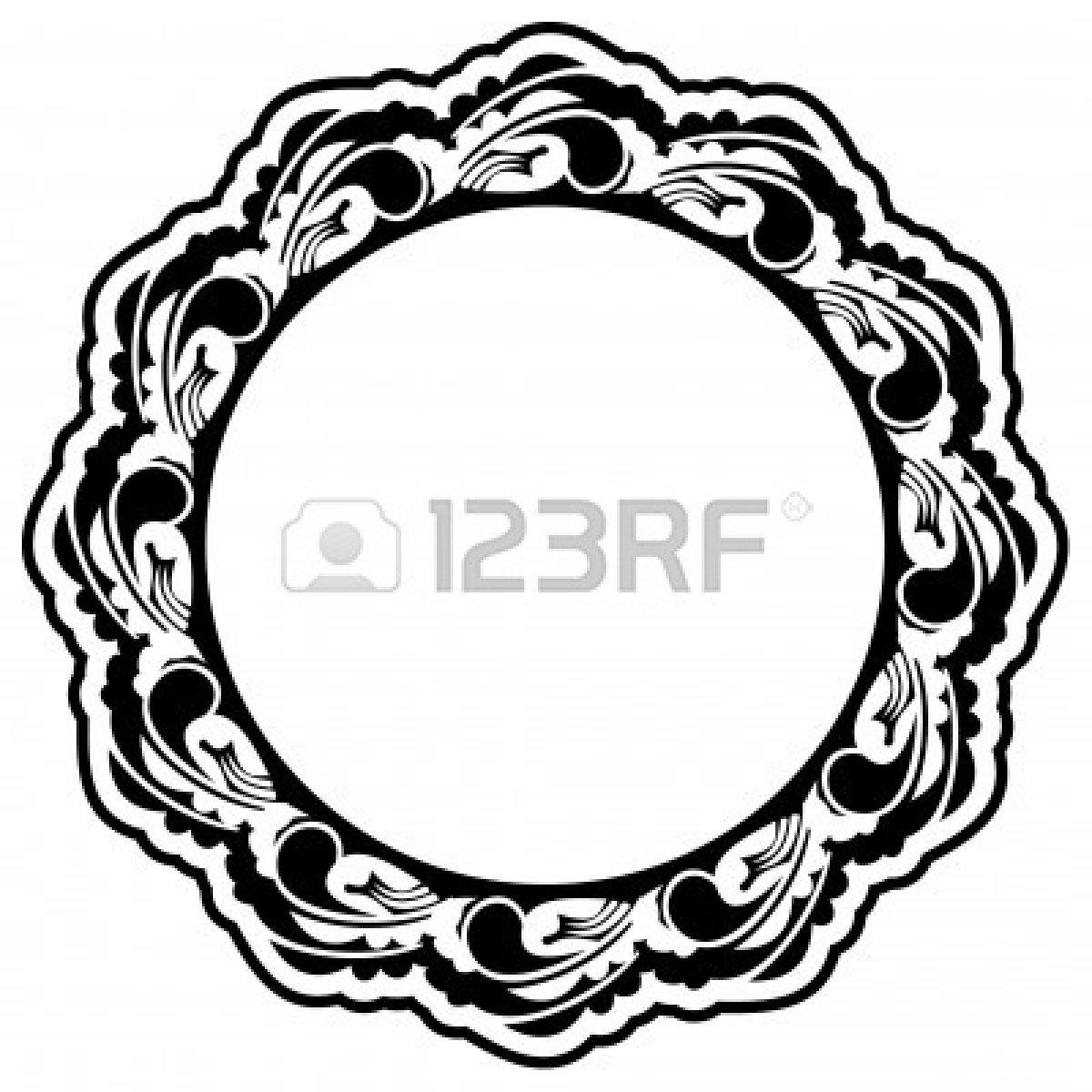 1200x1200 Antique Oval Frame Silhouette Clipart Panda