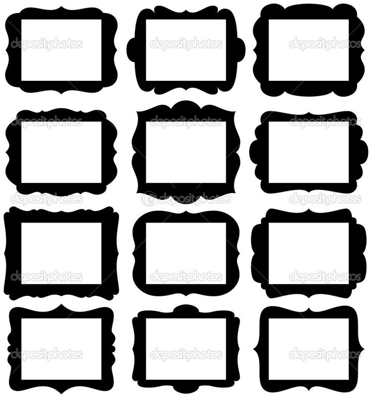 736x787 Clipart Silhouette Frame Collection