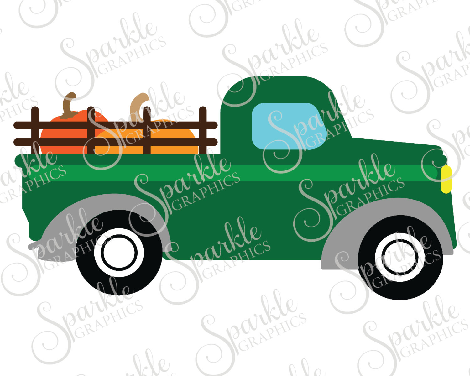 1500x1200 Antique Truck Cut File Fall Svg October Svg Pumpkin Vintage