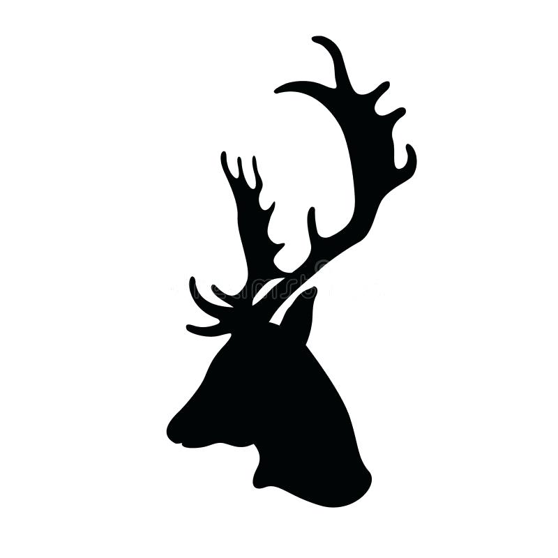 800x800 Black Deer Head 8 Best Images Of Free Printable Deer Silhouette