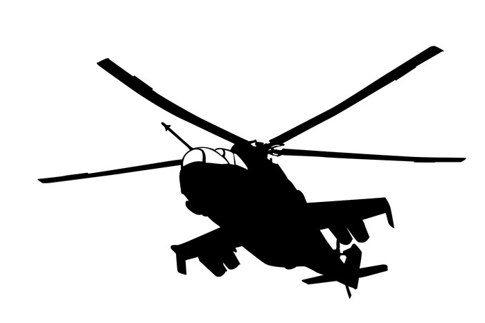 Apache Helicopter Silhouette at GetDrawings | Free download