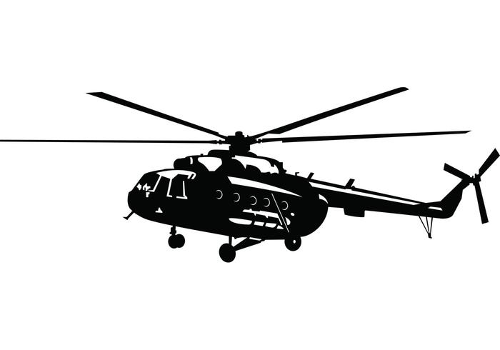 700x490 Military Helicopter Free Vector Art