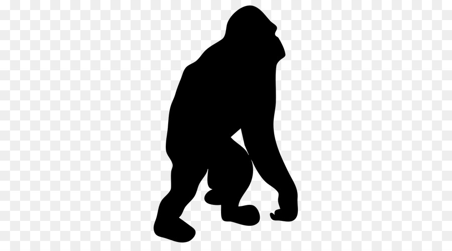 900x500 Ape Primate Silhouette Clip Art