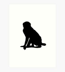 210x230 Ape Silhouette Wall Art Redbubble