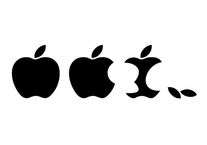 700x490 Free Eaten Apple Logo Vector