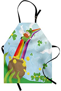 216x320 Interestprint St. Patrick's Day Clover Apron For Women