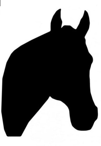 Arabian Horse Head Silhouette at GetDrawings | Free download