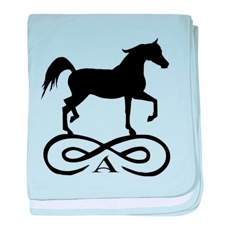 460x460 Arabian Horse Baby Blankets