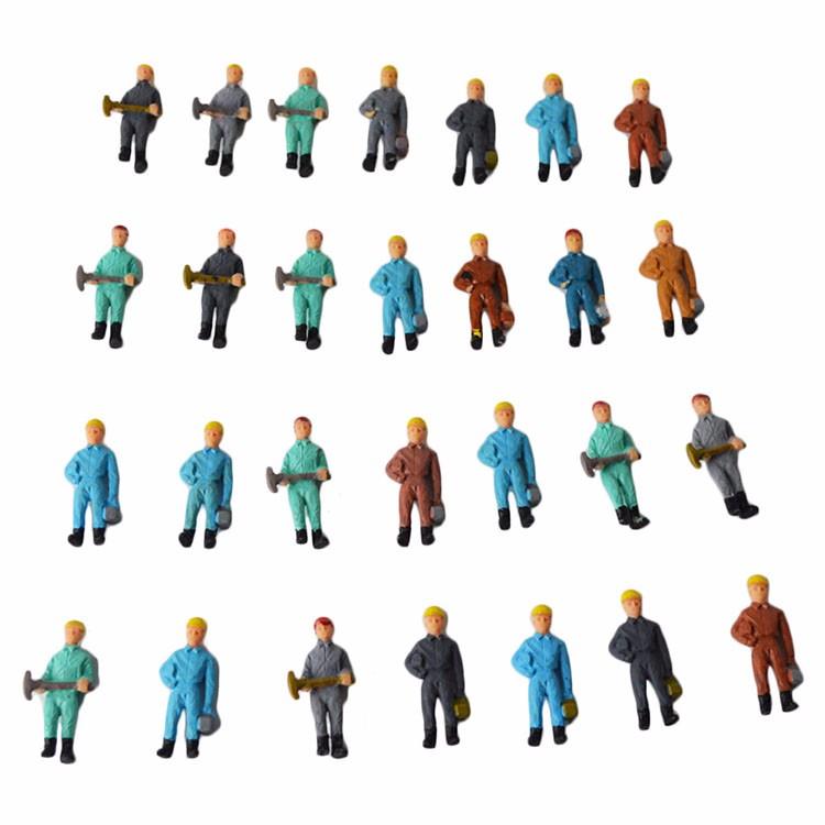 750x750 New Architectural Scale Model Worker Figure 150 Workman Painted