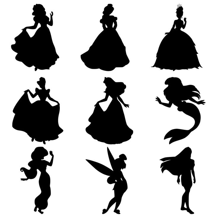 736x736 Disney Couple Silhouette Clipart