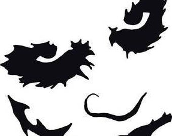 340x270 Dark Knight Sticker Etsy