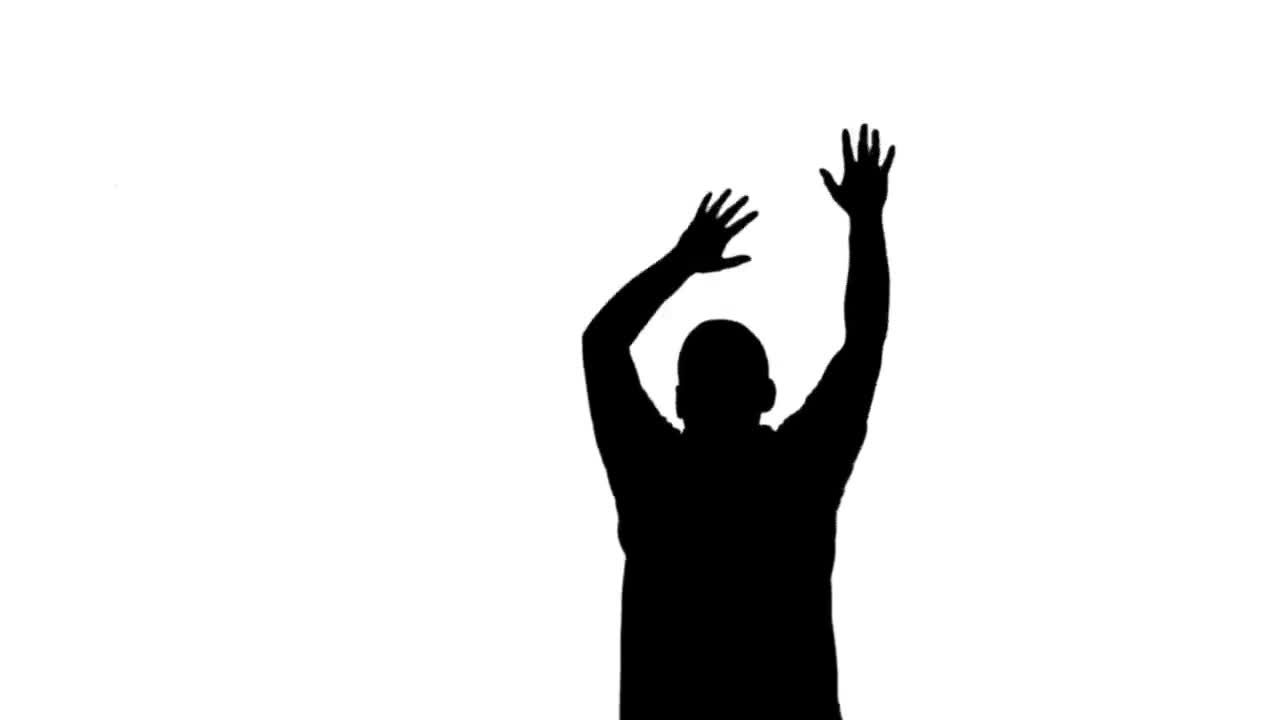 1280x720 Silhouette Wave Arms