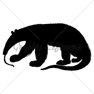 325x325 Armadillo Silhouette Gl Stock Images