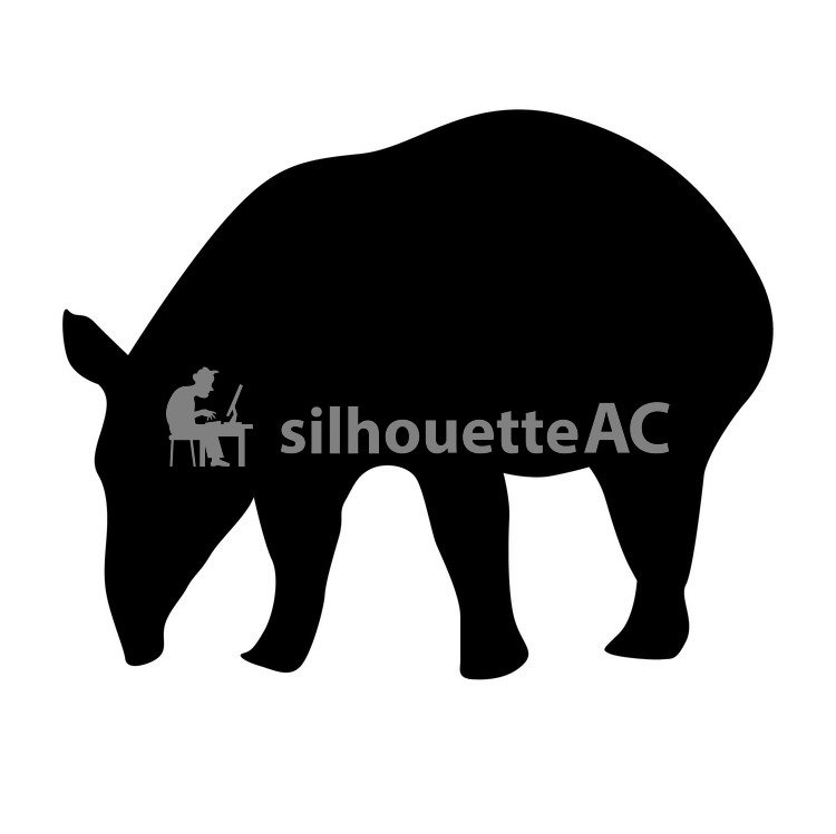 750x749 Free Silhouettes Lazy, Milk, Mammals